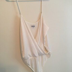 Express Women's Satin Bodysuit - Size Medium